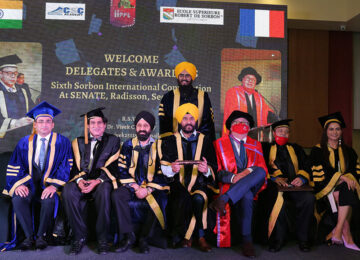 Delegates and awardees at the international convocation